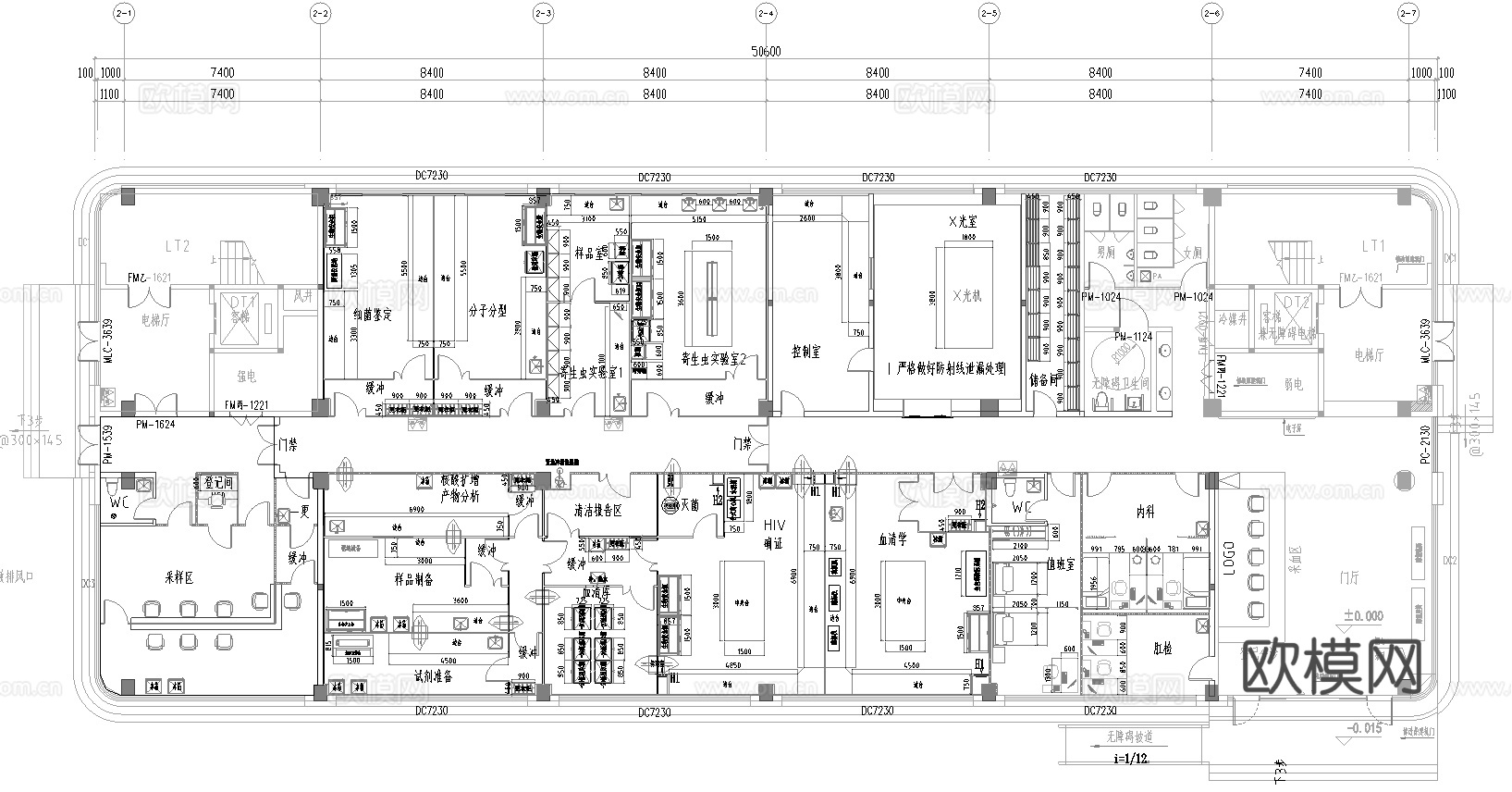 实验室 最新平面施工图合集cad施工图