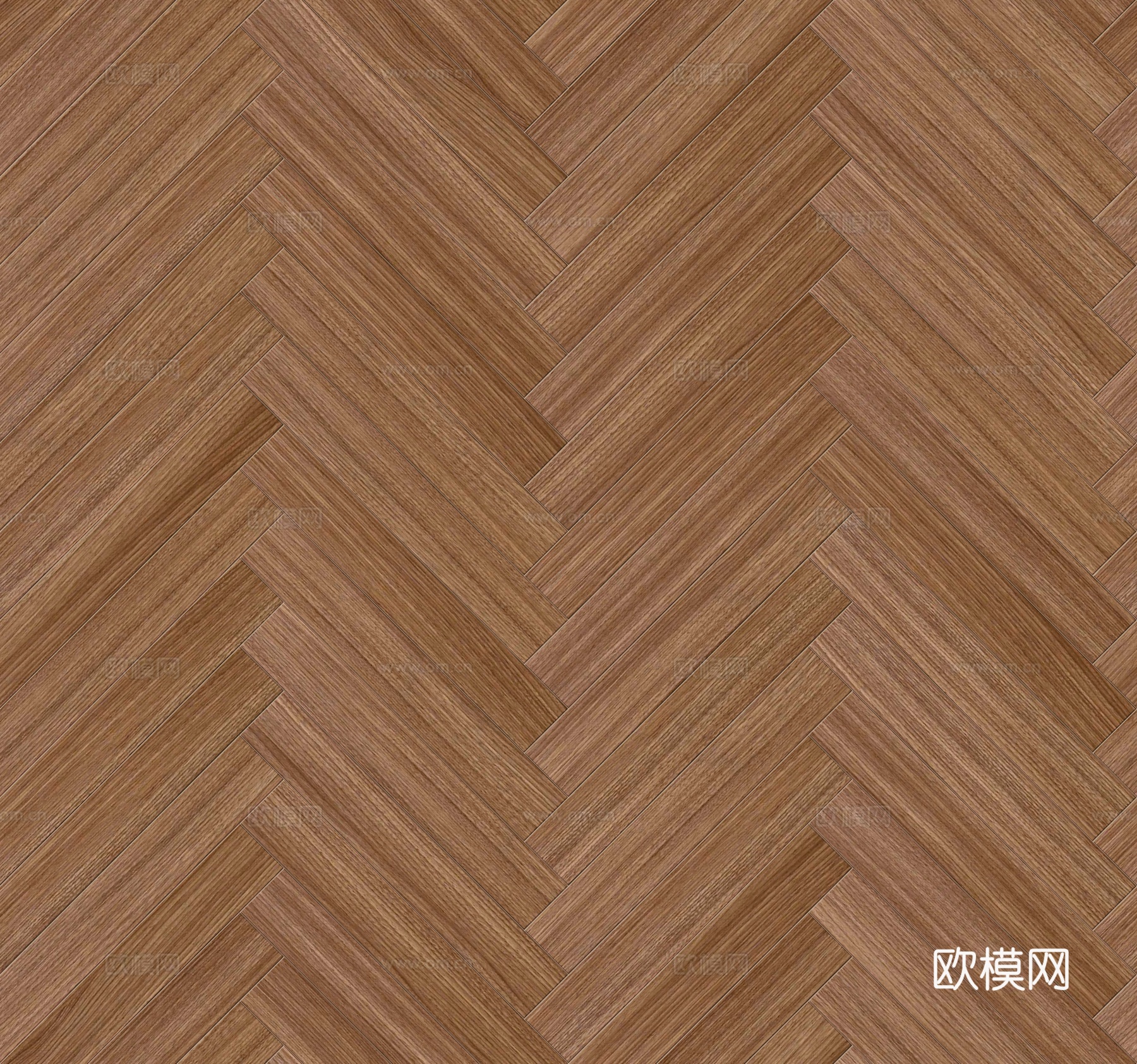 鱼骨纹错缝原木色实木地板128