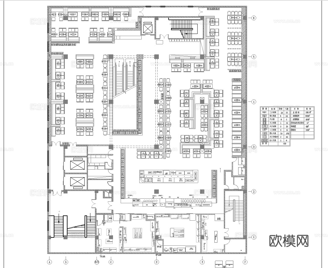 烤肉店 最新全套施工图合集cad施工图