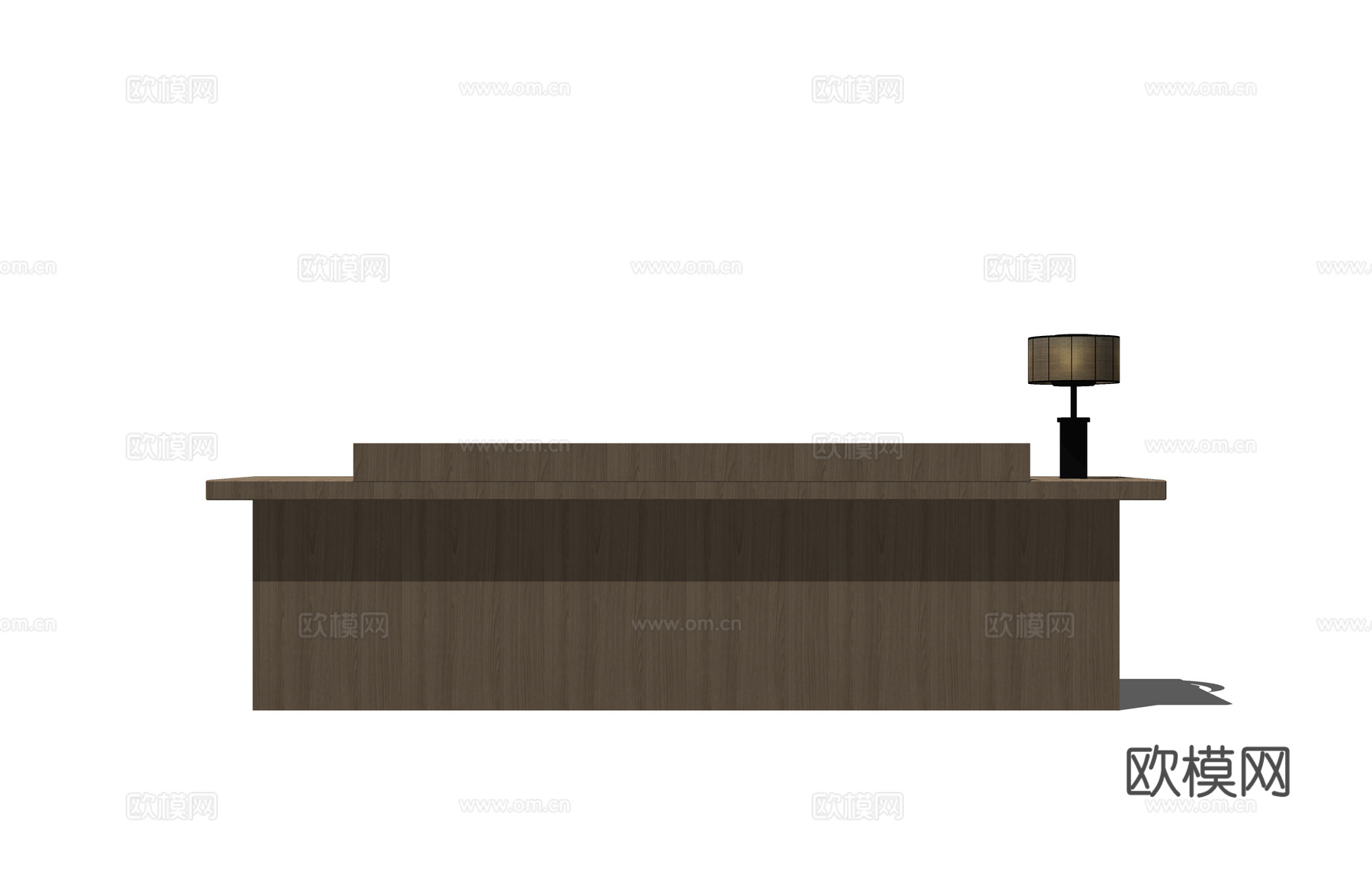 大厅 酒店前台 电脑 办公空间 前台 展厅 办公su模型