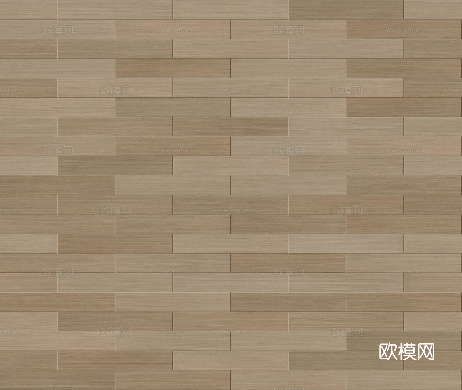 矩形错缝原木色实木地板62