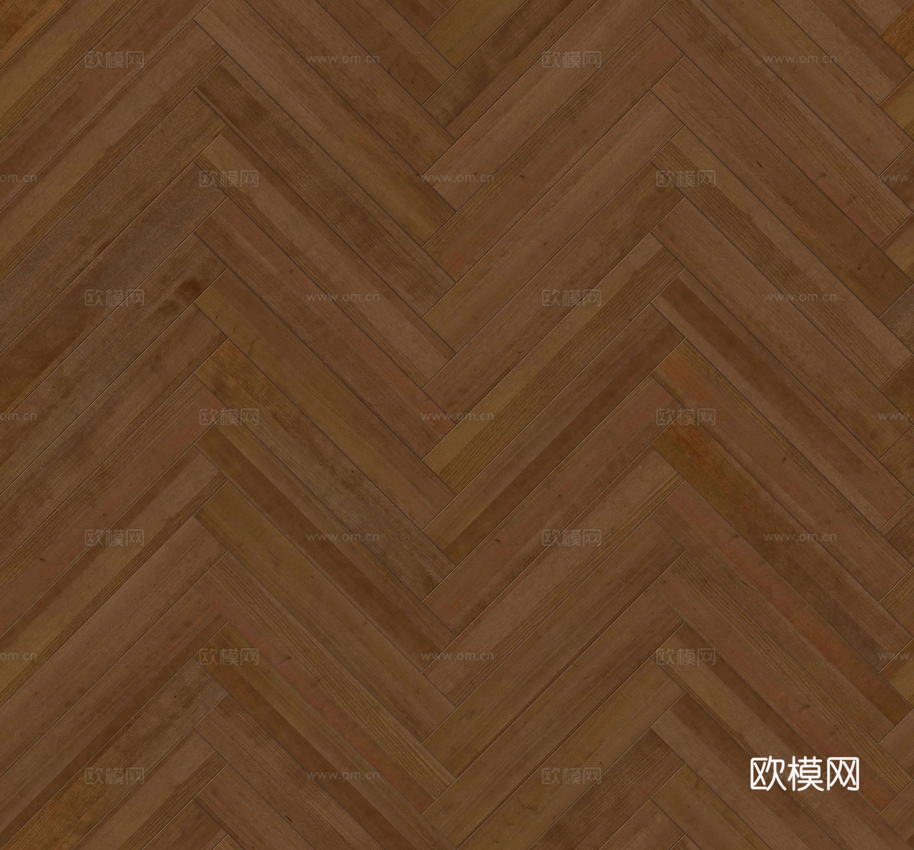 鱼骨纹错缝原木色实木地板57