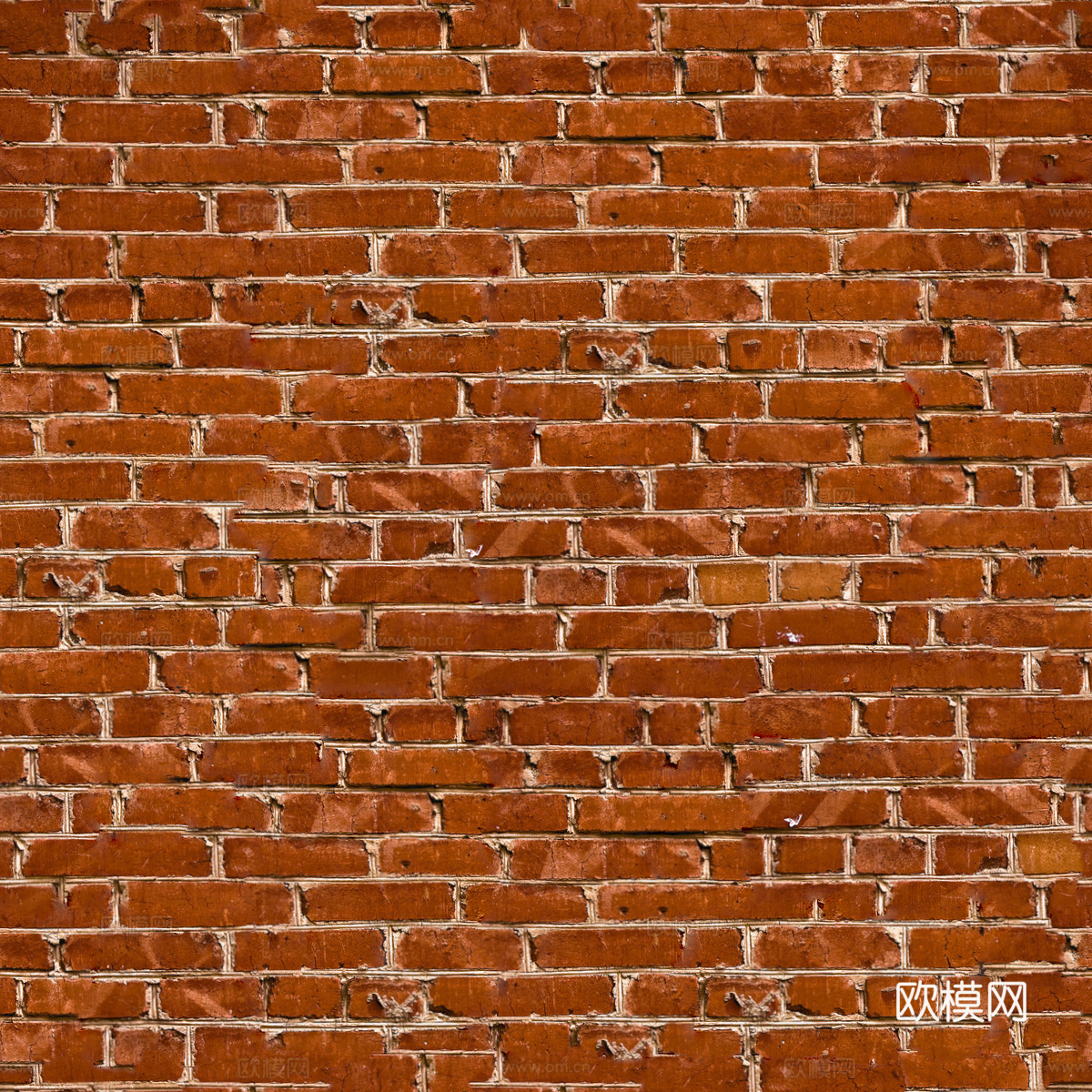 红砖墙面-红砖错缝墙面2025下载