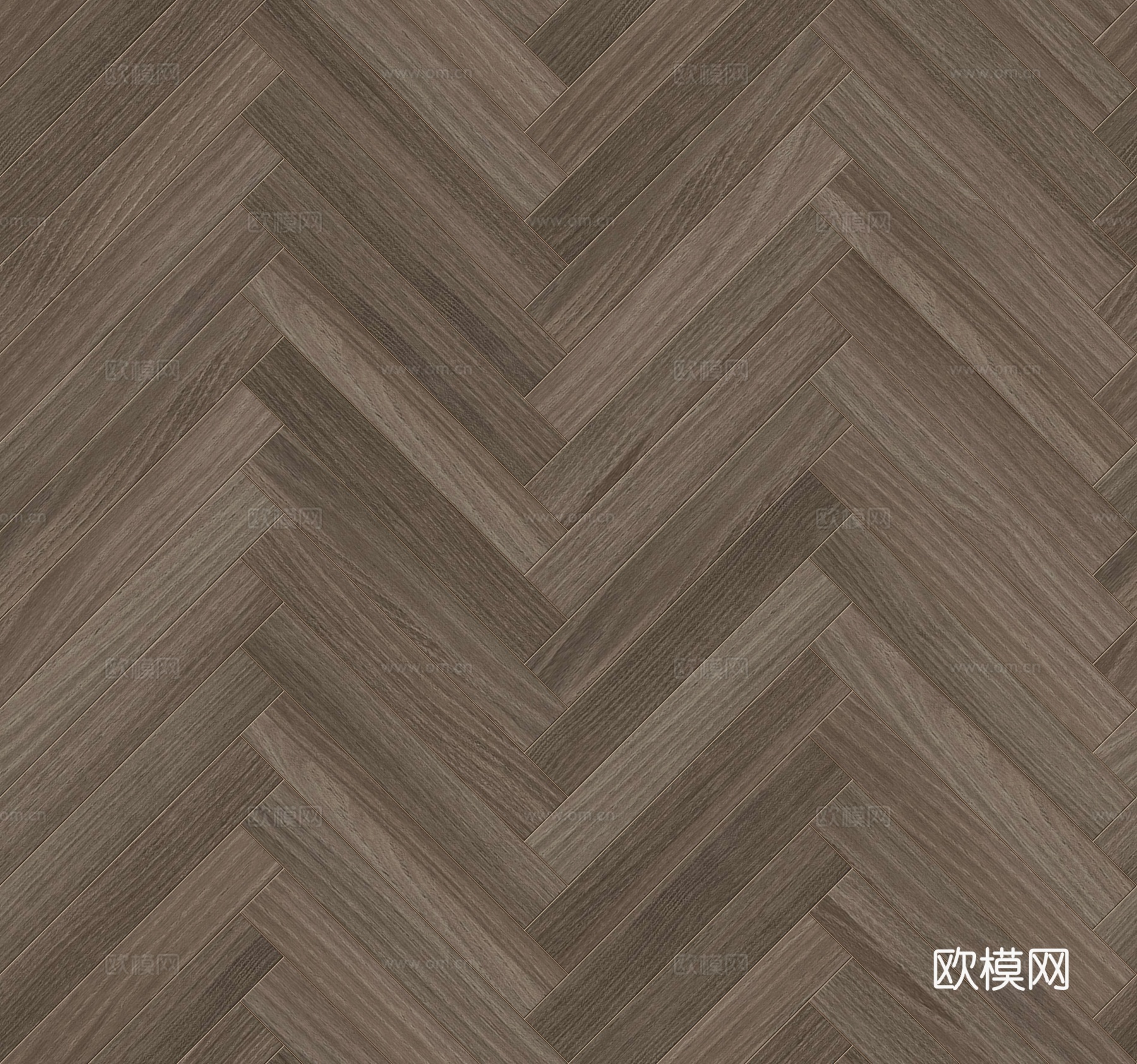 鱼骨纹错缝原木色实木地板125