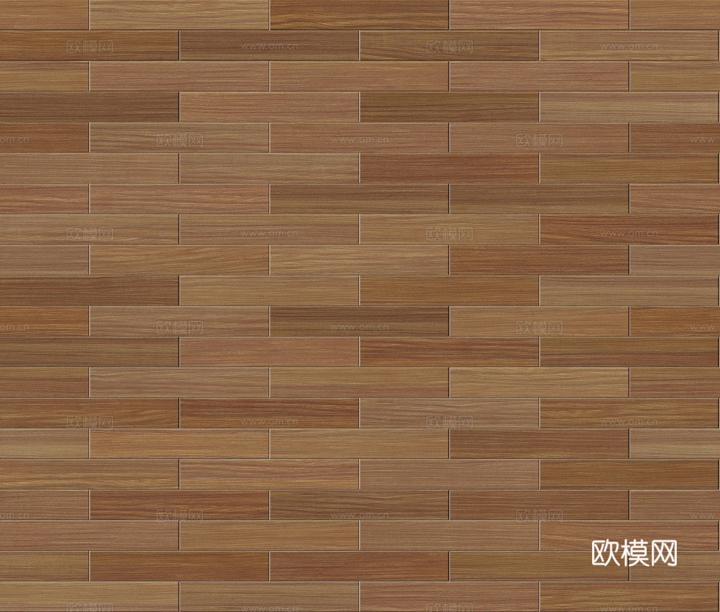 矩形错缝原木色实木地板38