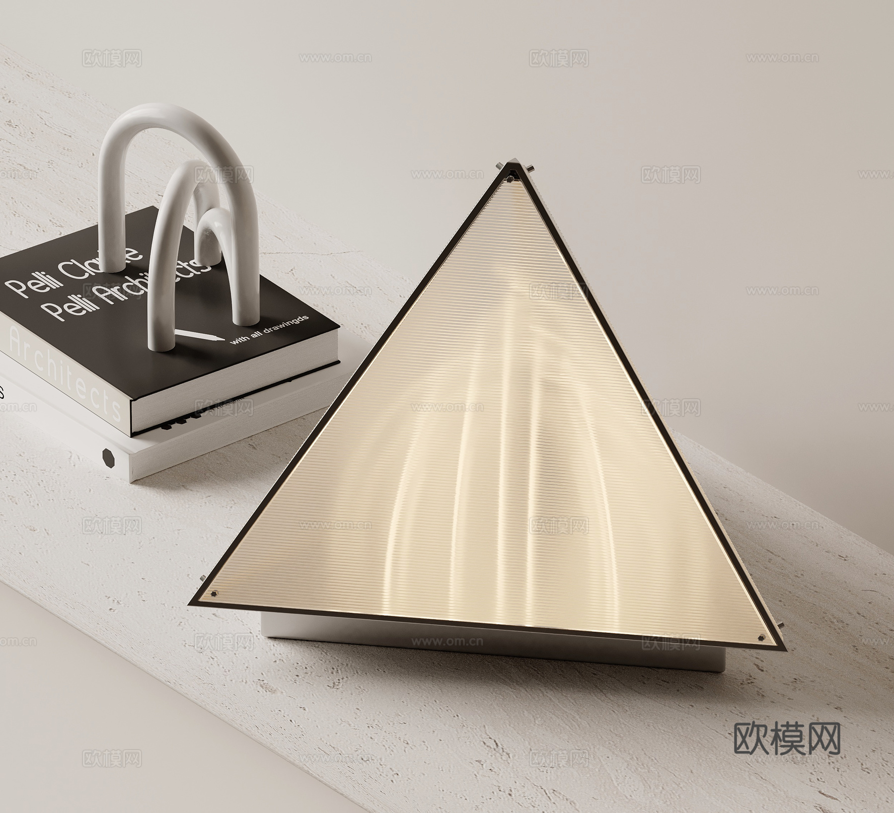 现代台灯su模型