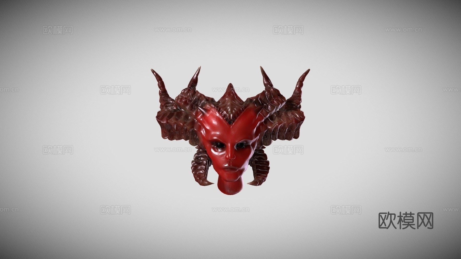 莉莉丝恶魔3d模型下载（渲染图1）