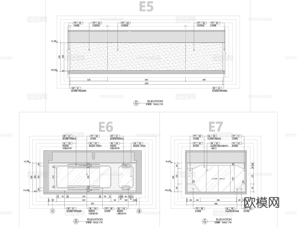科技展厅 最新全套施工图合集cad施工图