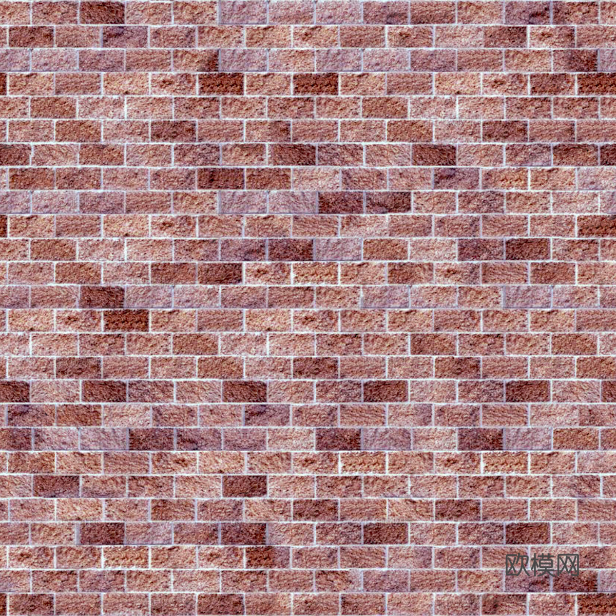 红砖墙面-红砖错缝墙面2094下载