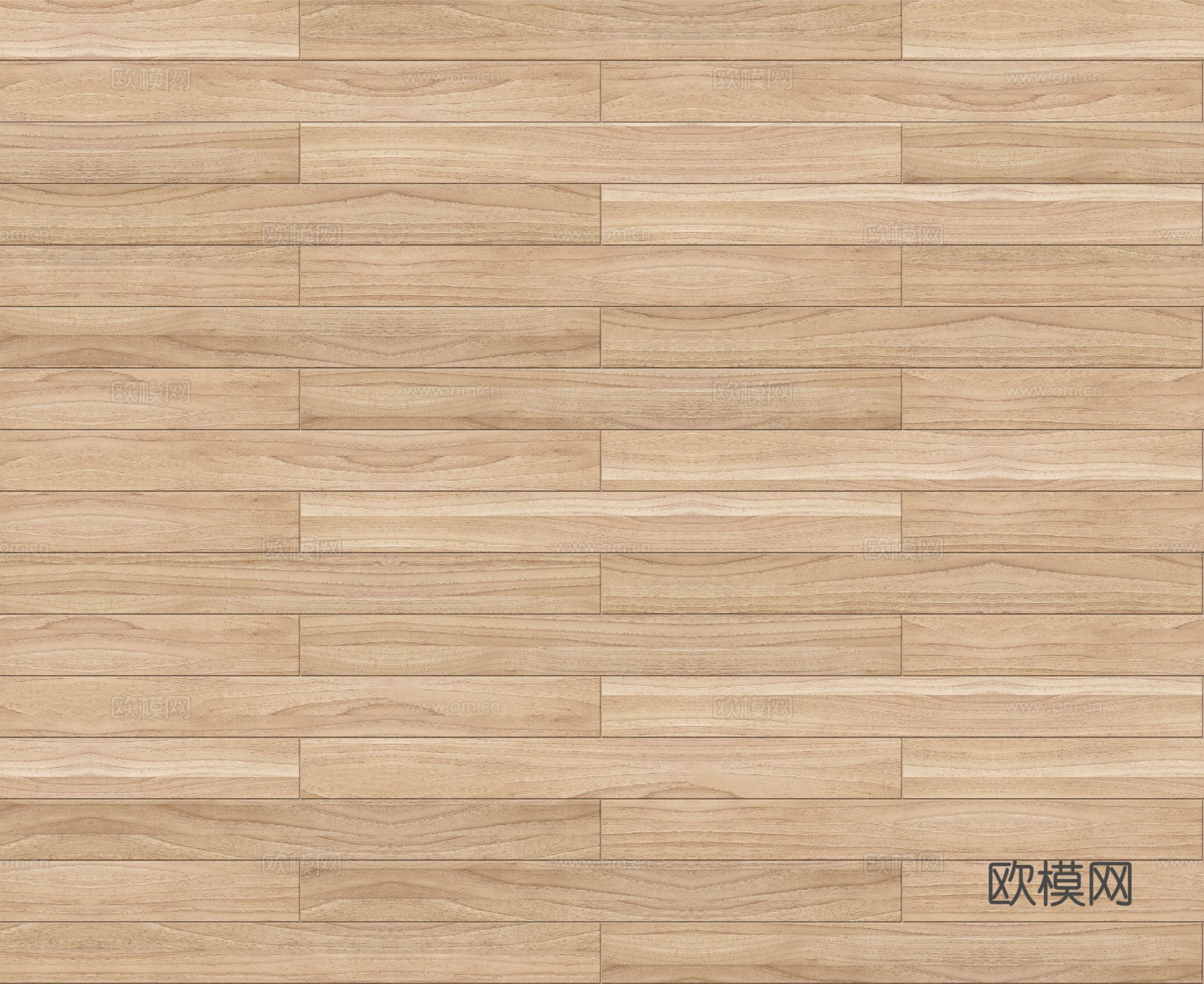 矩形错缝原木色实木地板149