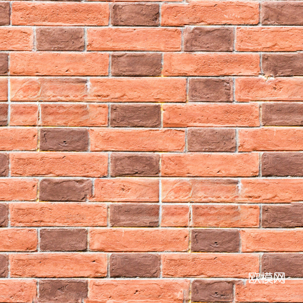 红砖墙面-红砖错缝墙面2093