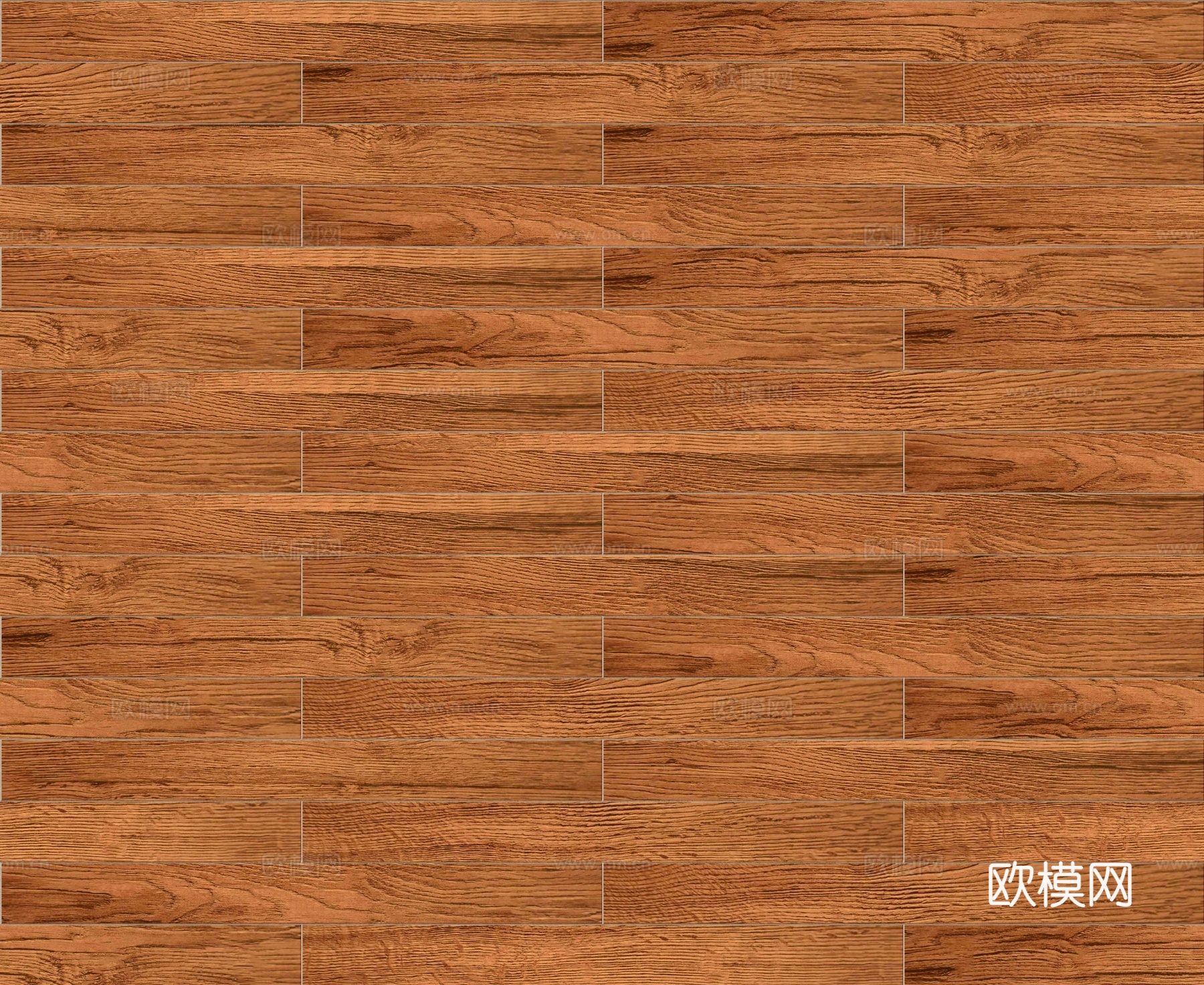 矩形错缝原木色实木地板141