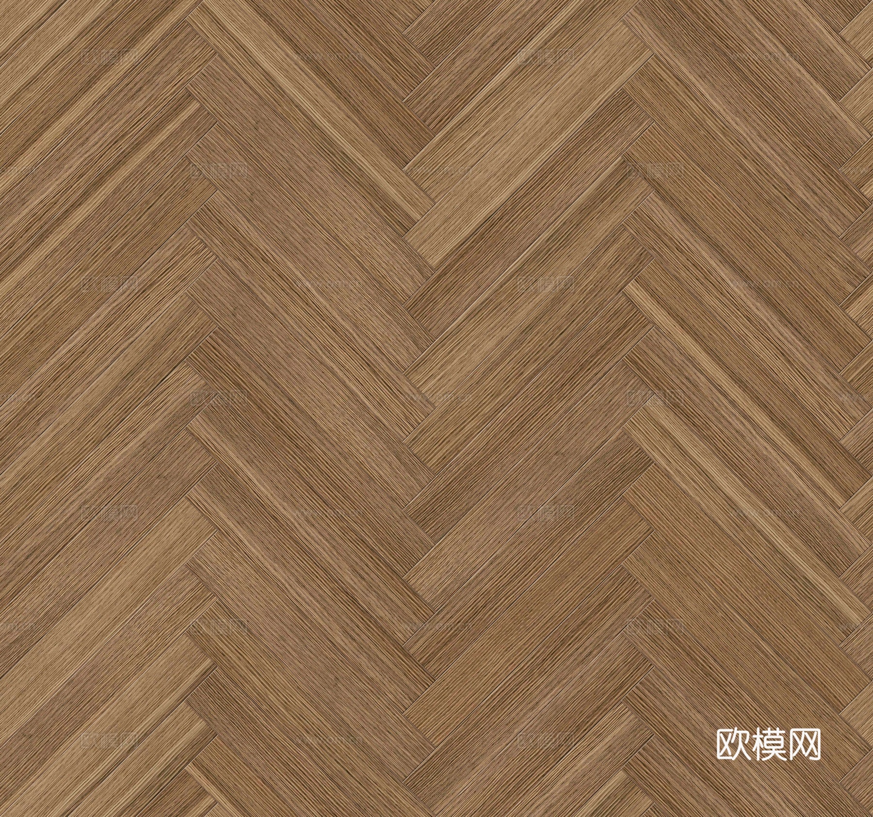 鱼骨纹错缝原木色实木地板129