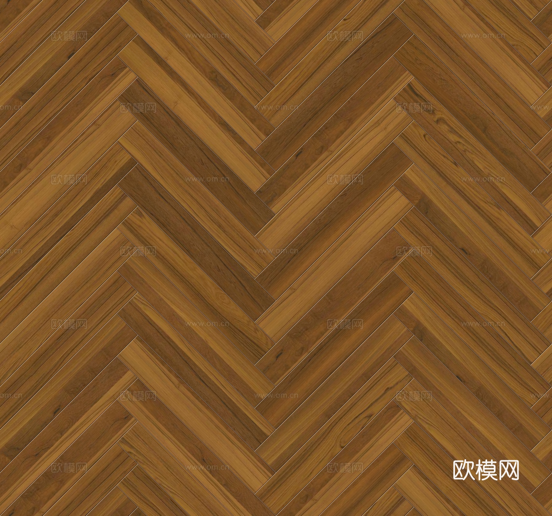 鱼骨纹错缝原木色实木地板106