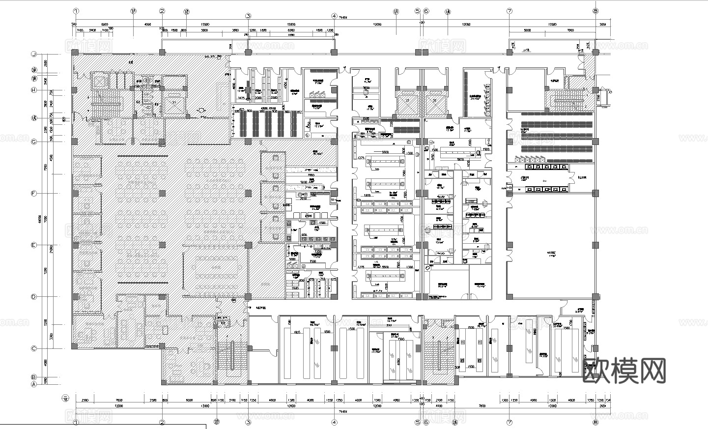 实验室 最新平面施工图合集cad施工图