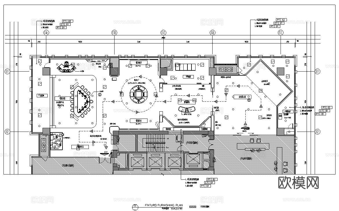 科技展厅 最新全套施工图合集cad施工图