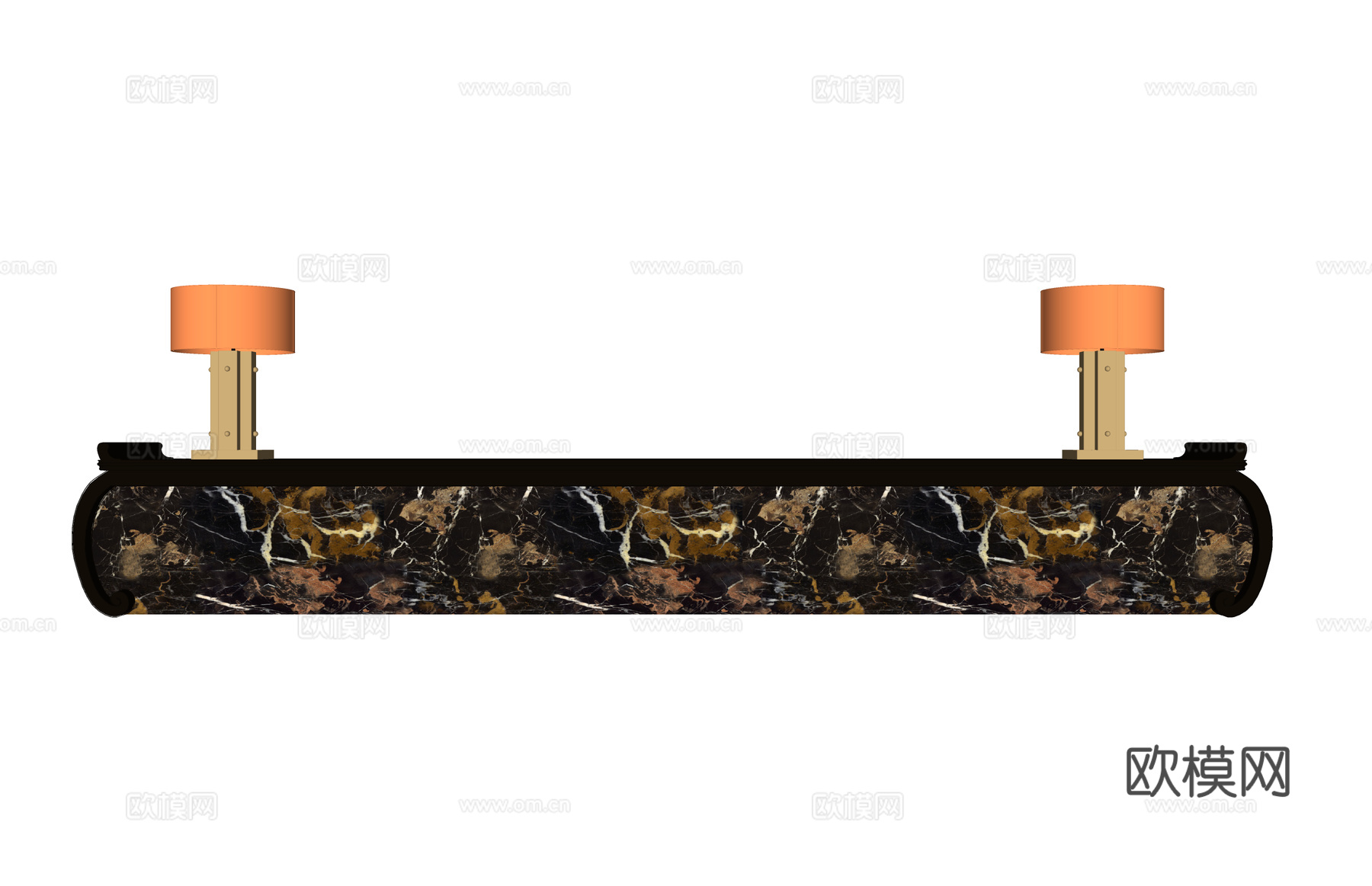 展厅 前台 办公 大厅su模型