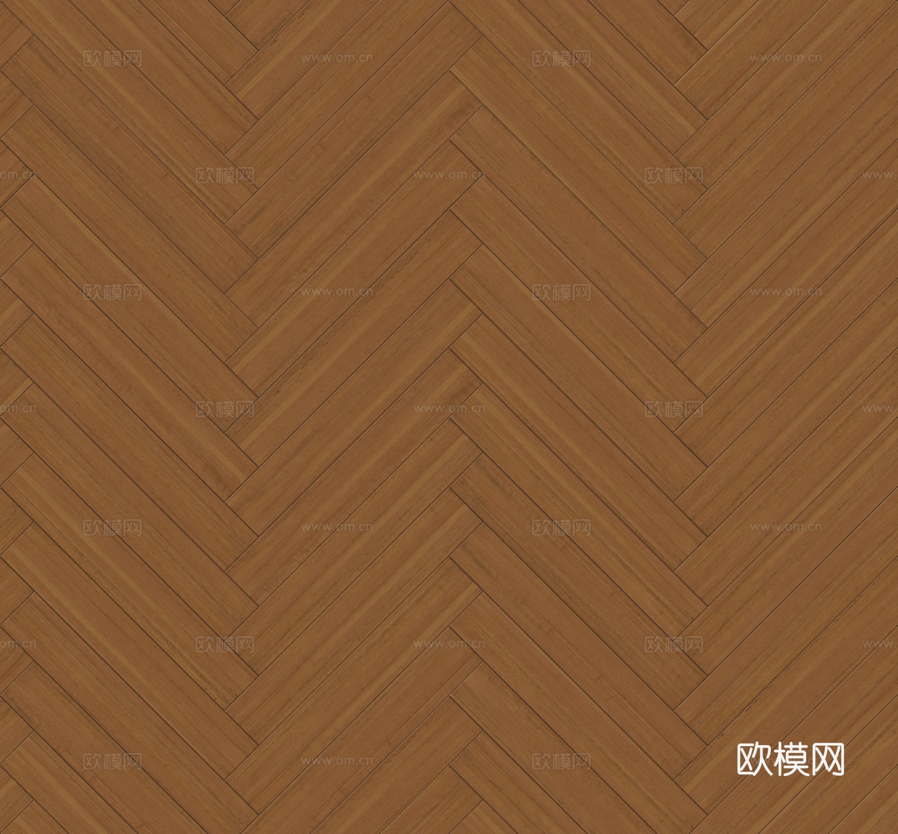 鱼骨纹错缝原木色实木地板4