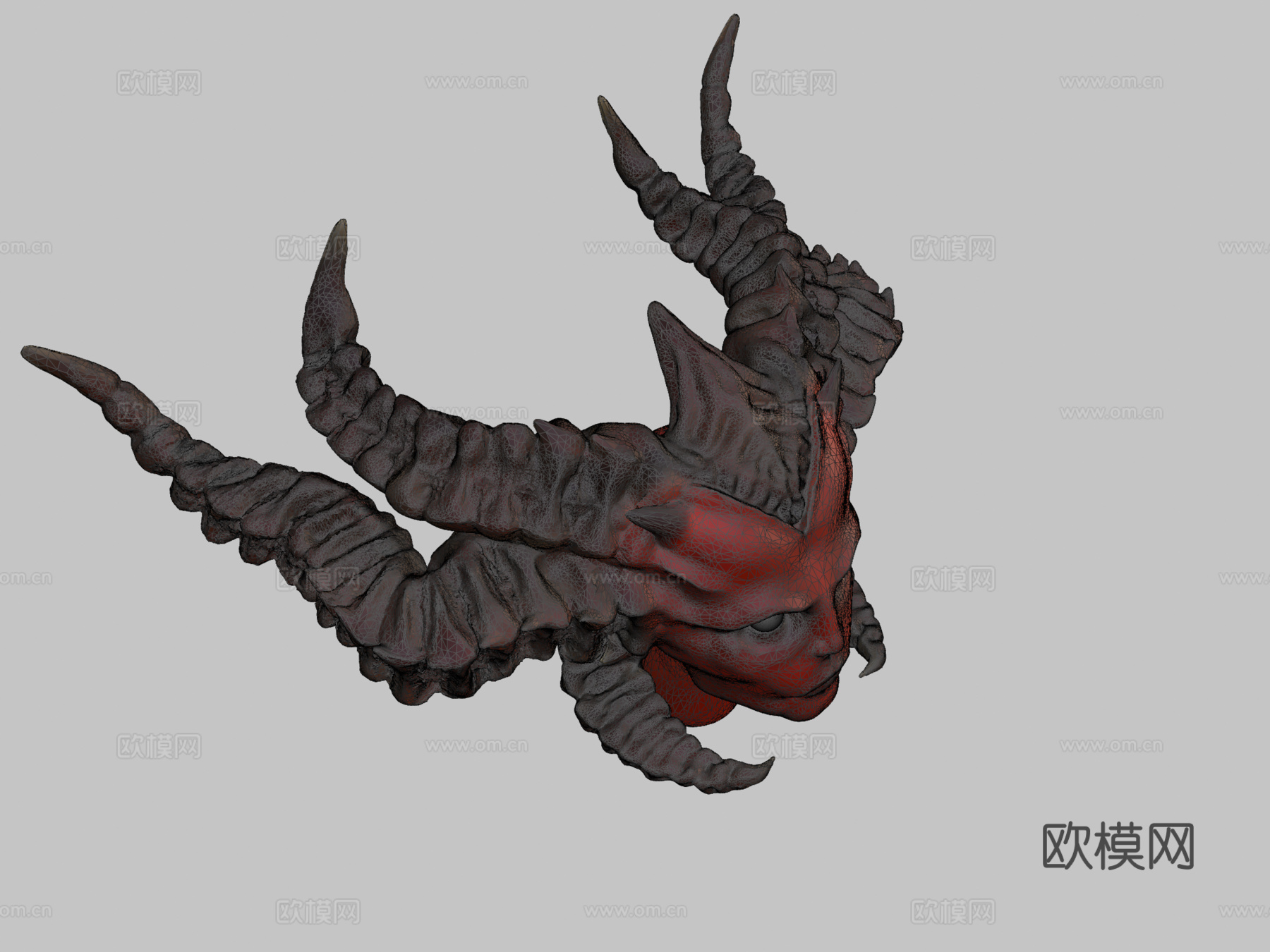 莉莉丝恶魔3d模型下载（渲染图2）