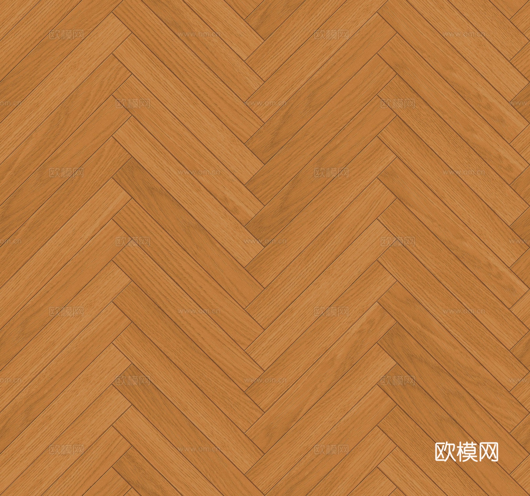 鱼骨纹错缝原木色实木地板146