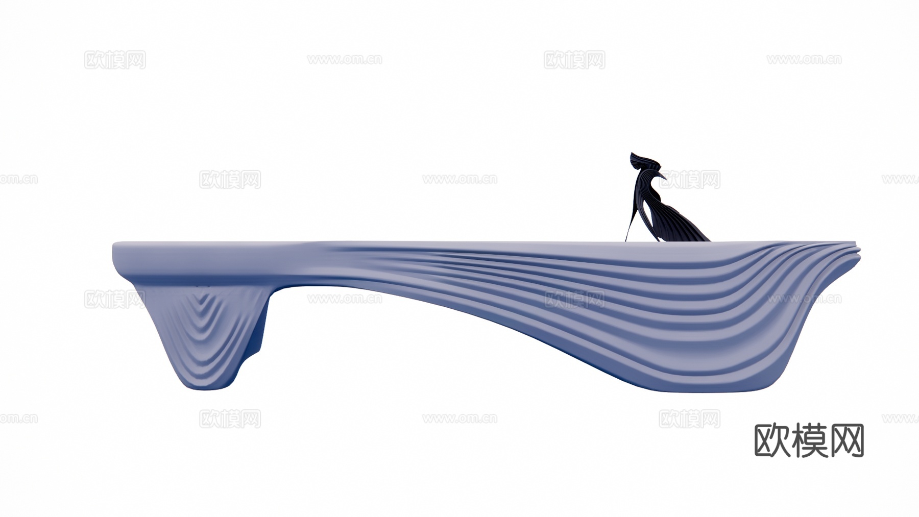 大厅 电脑 前台su模型