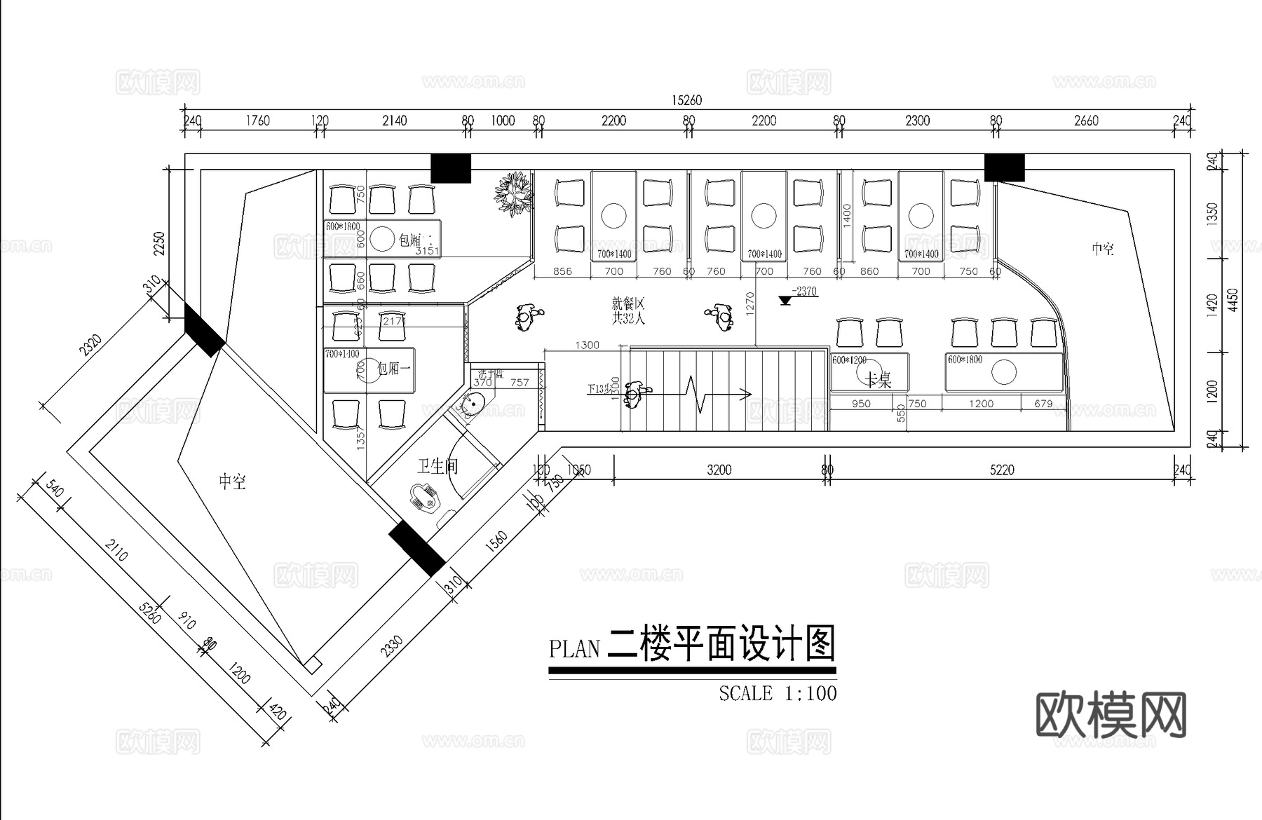 烤肉店 最新全套施工图合集cad施工图