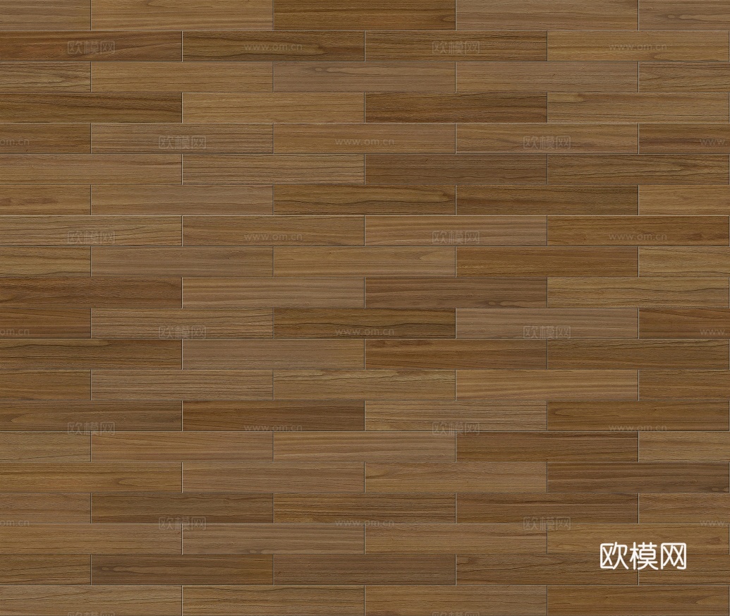 矩形错缝原木色实木地板48