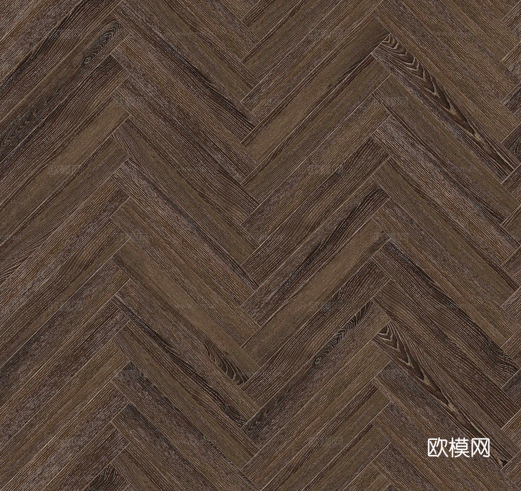 鱼骨纹错缝原木色实木地板170