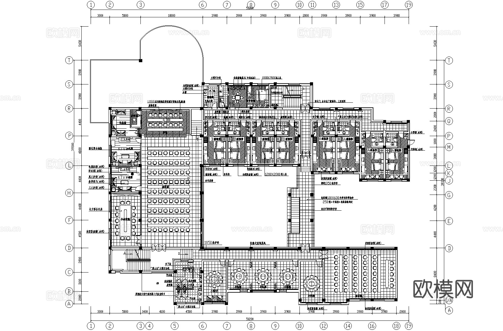 10套快捷酒店宾馆旅店室内装饰CAD施工图最新整理cad施工图