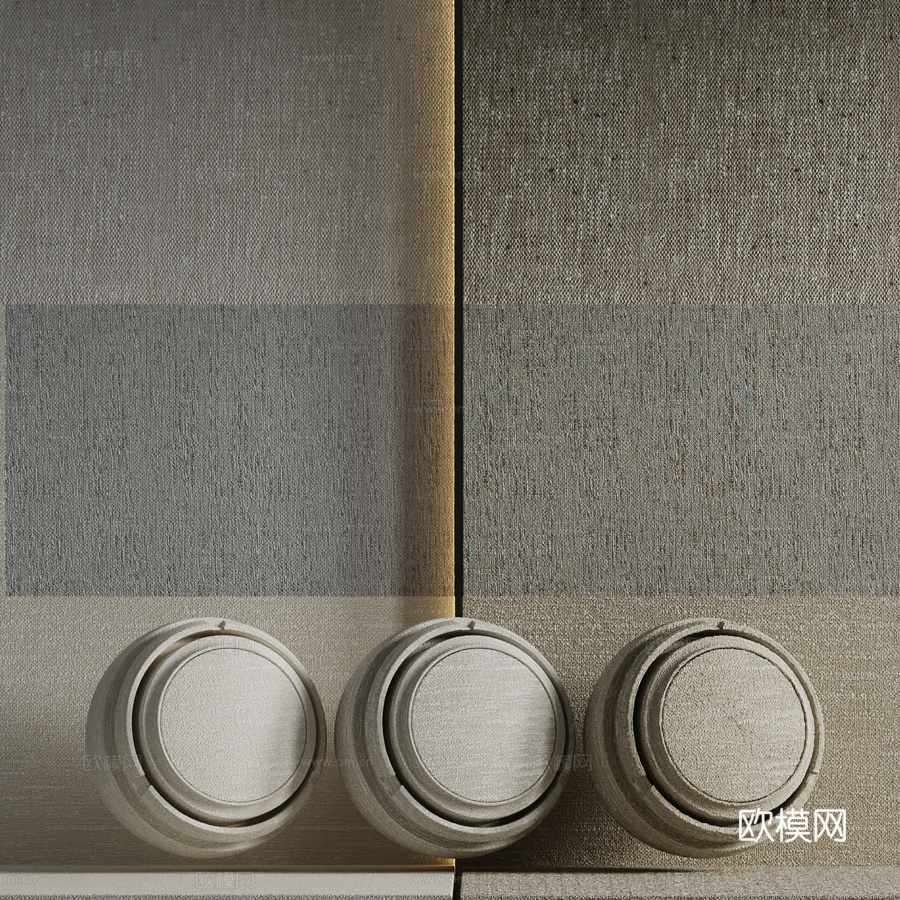 9款4K织物纹理44_无缝拼接3d模型下载