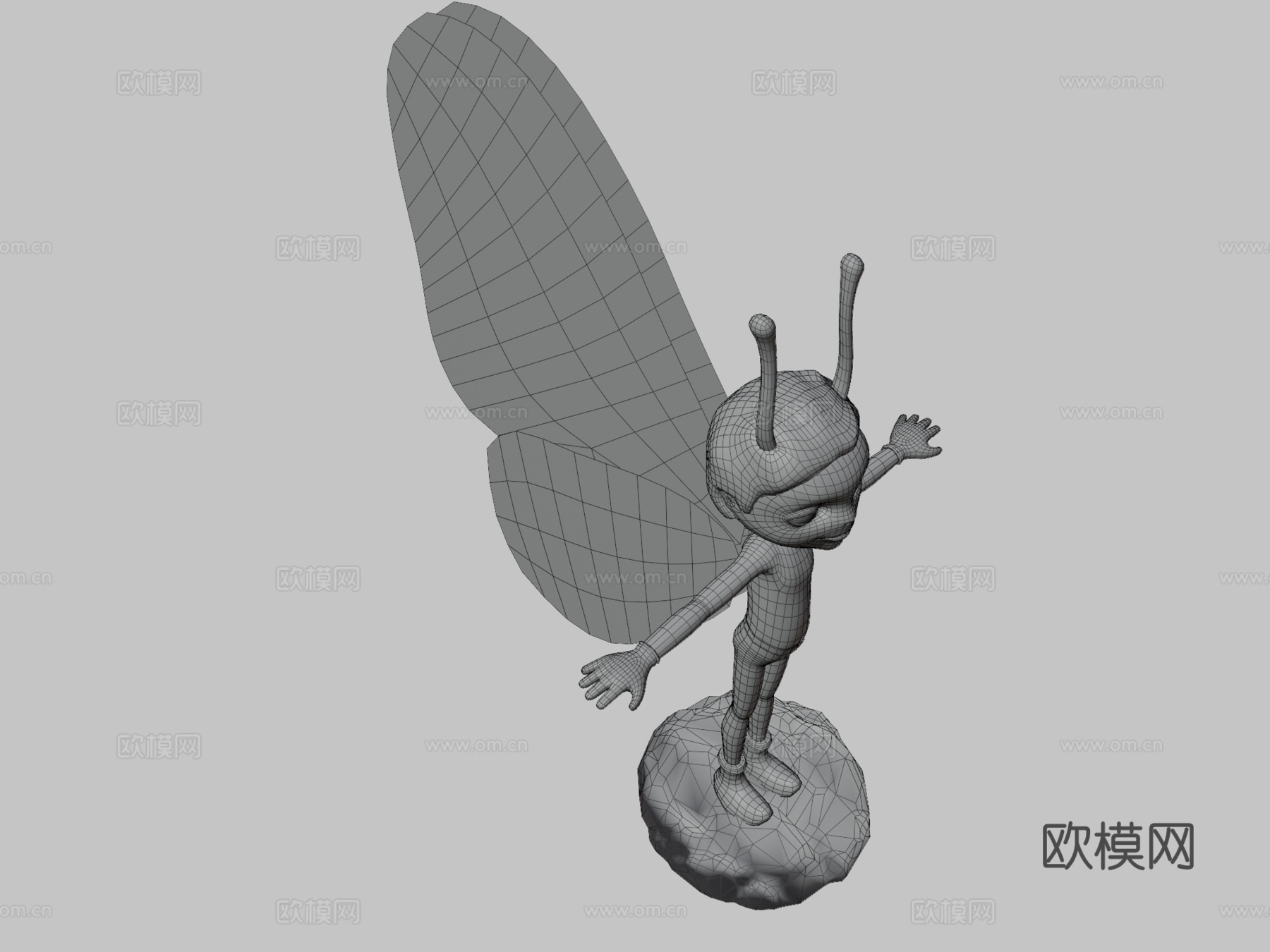 蝴蝶生物3d模型下载（渲染图4）