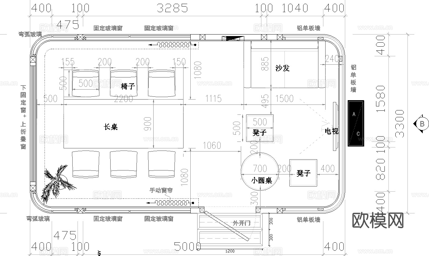 太空舱展厅 最新平面施工图合集cad施工图
