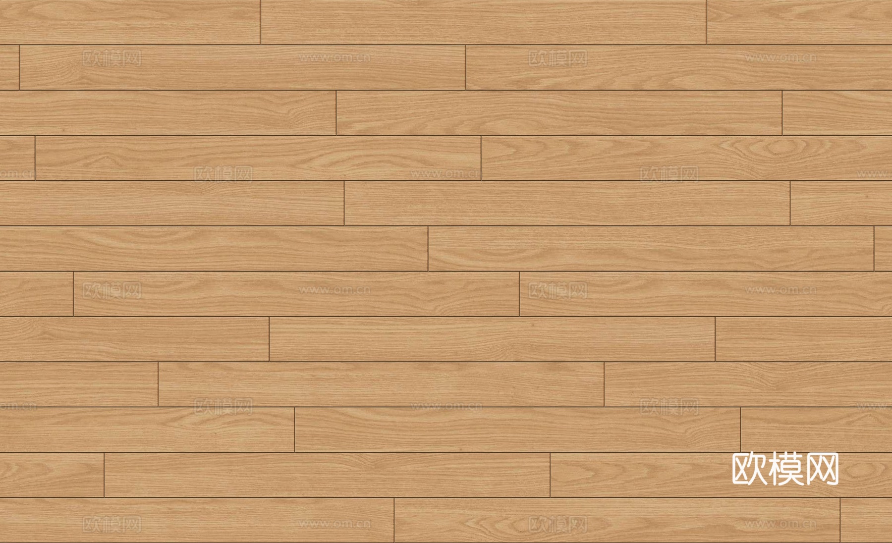 矩形错缝原木色实木地板20