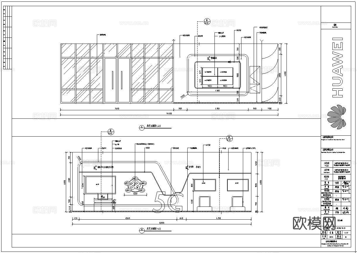 科技展厅 最新平面施工图合集cad施工图