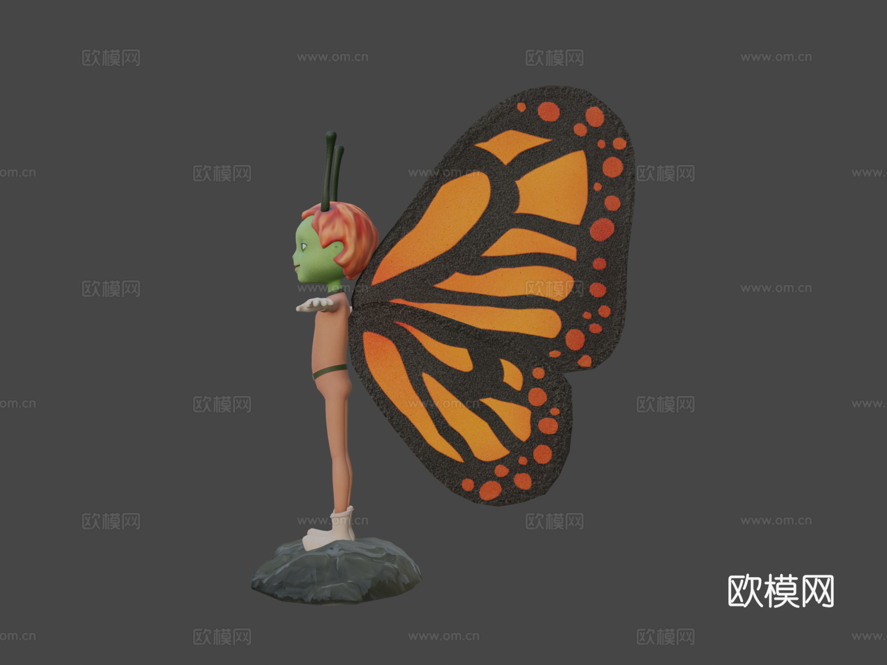 蝴蝶生物3d模型下载（渲染图8）