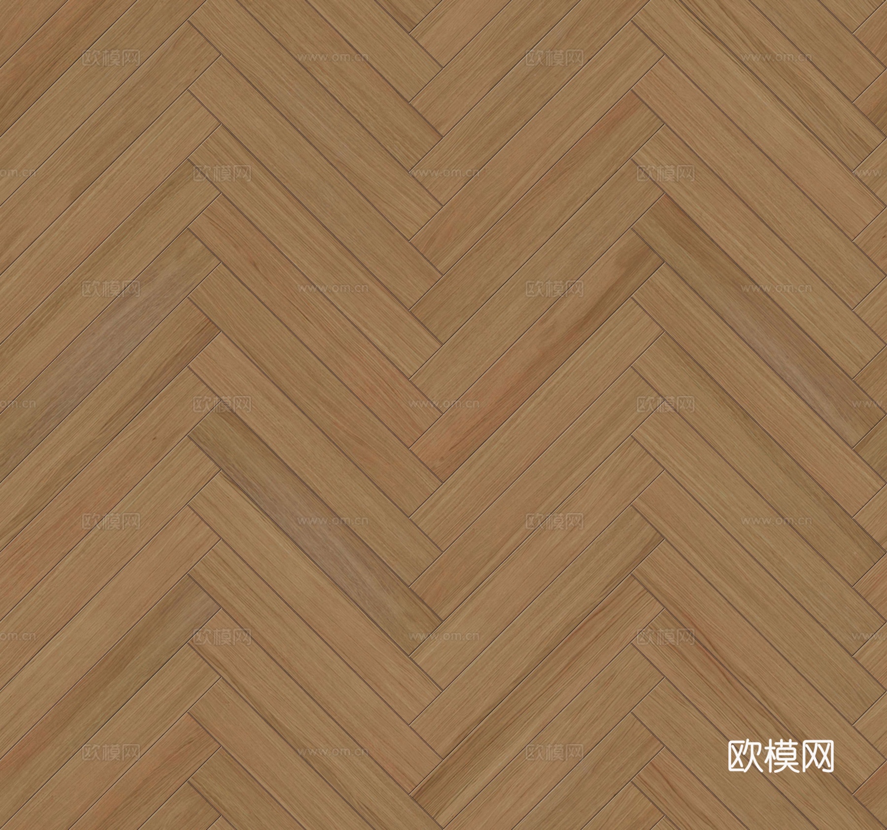 鱼骨纹错缝原木色实木地板72