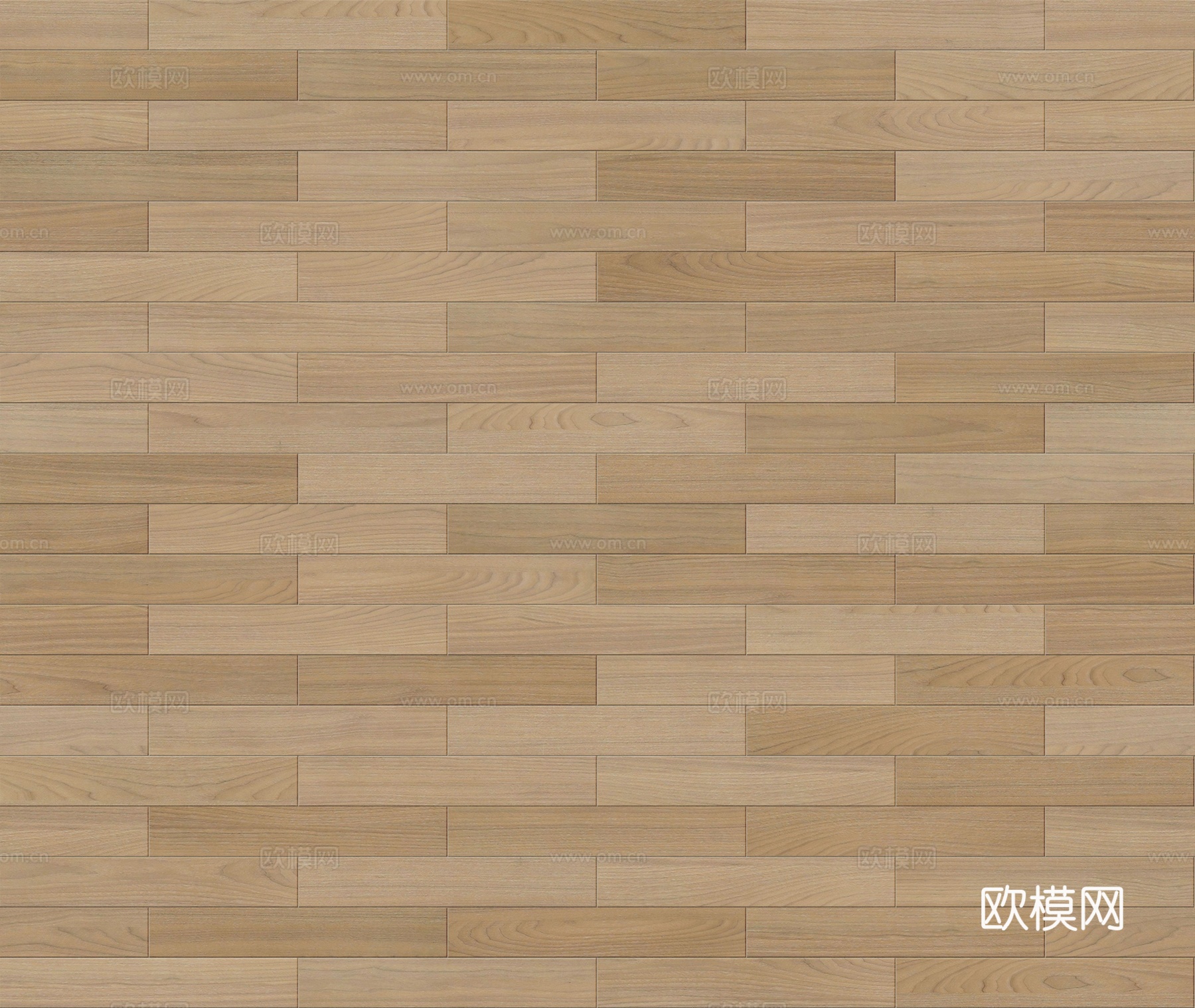 矩形错缝原木色实木地板53