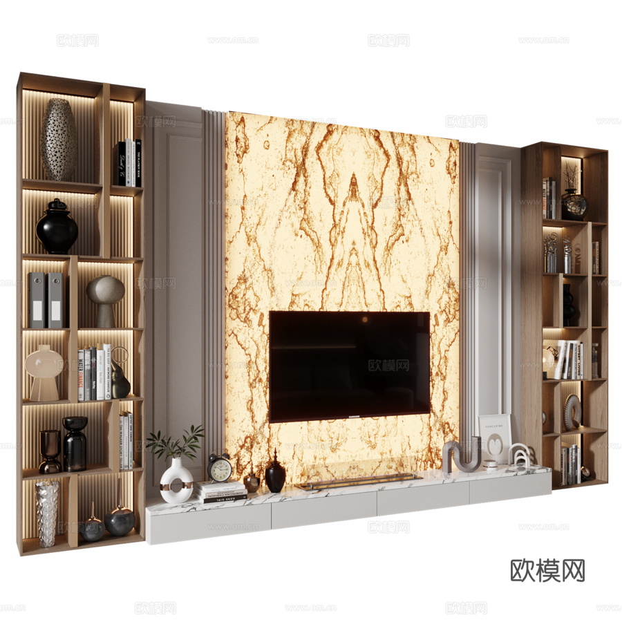 0825电视架3d模型下载