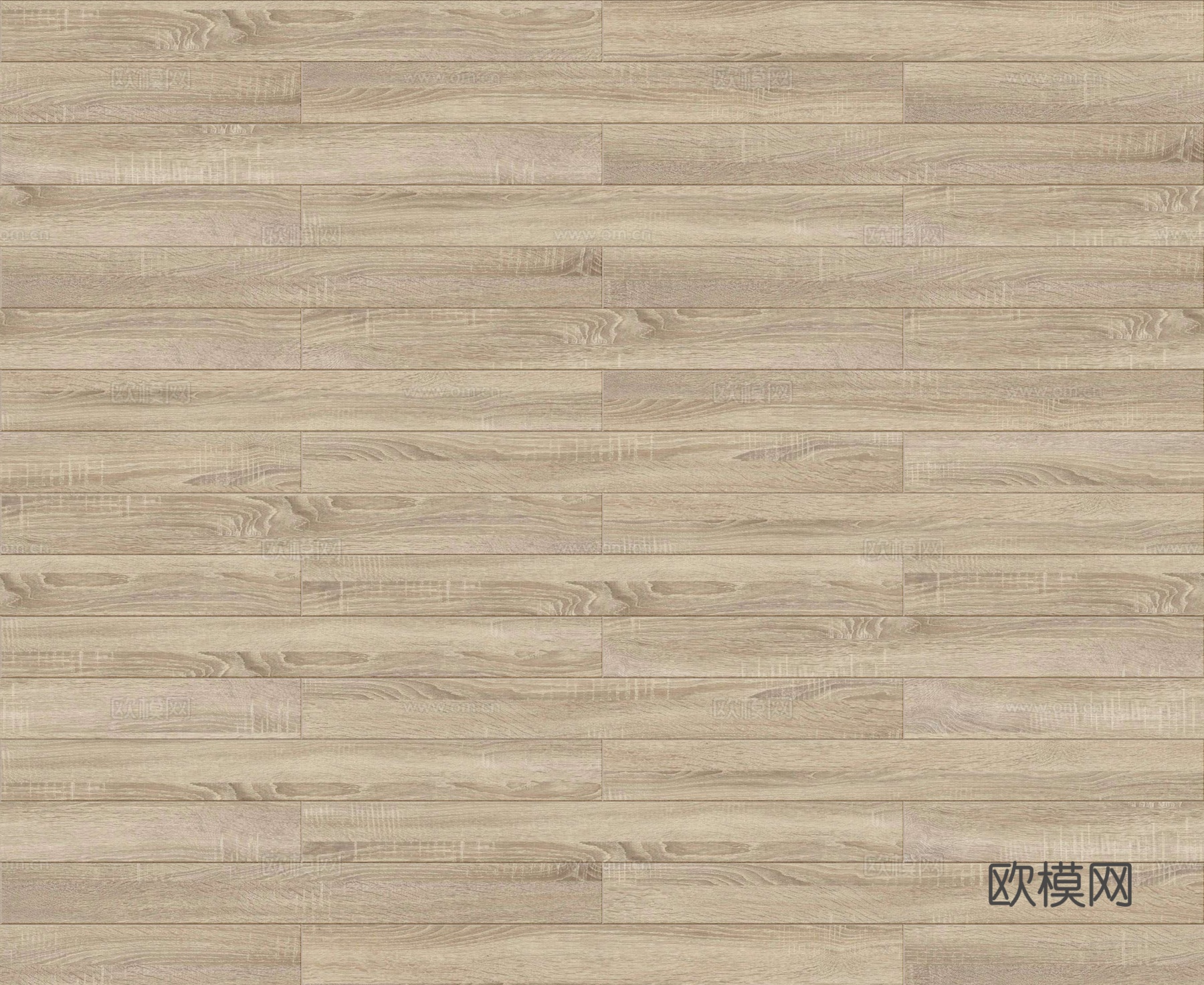 矩形错缝原木色实木地板93