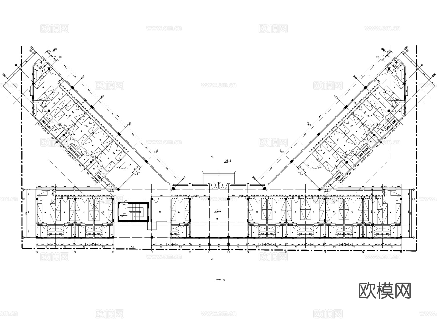 教职工学生公寓楼宿舍楼建筑结构CAD施工图集 100套cad施工图