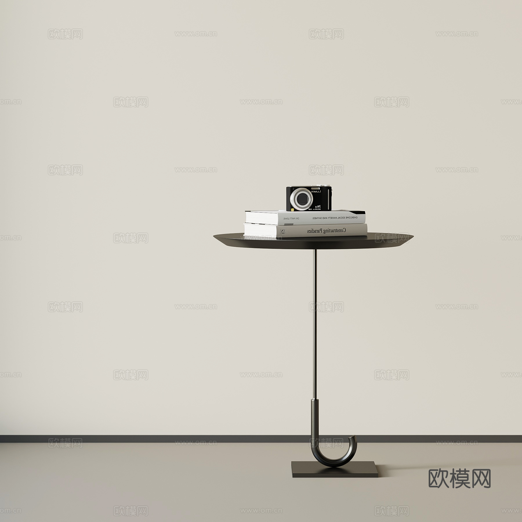 现代意式边几su模型下载（渲染图1）