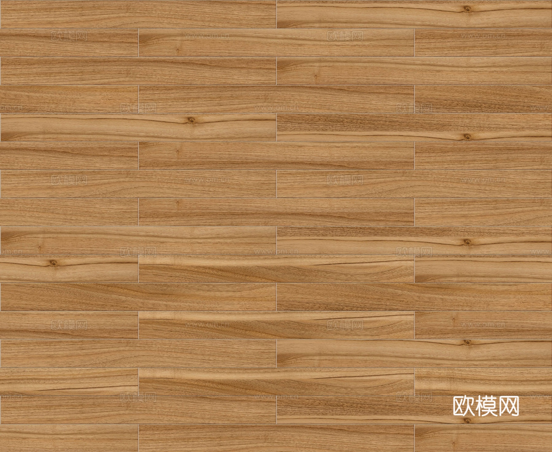 矩形错缝原木色实木地板134