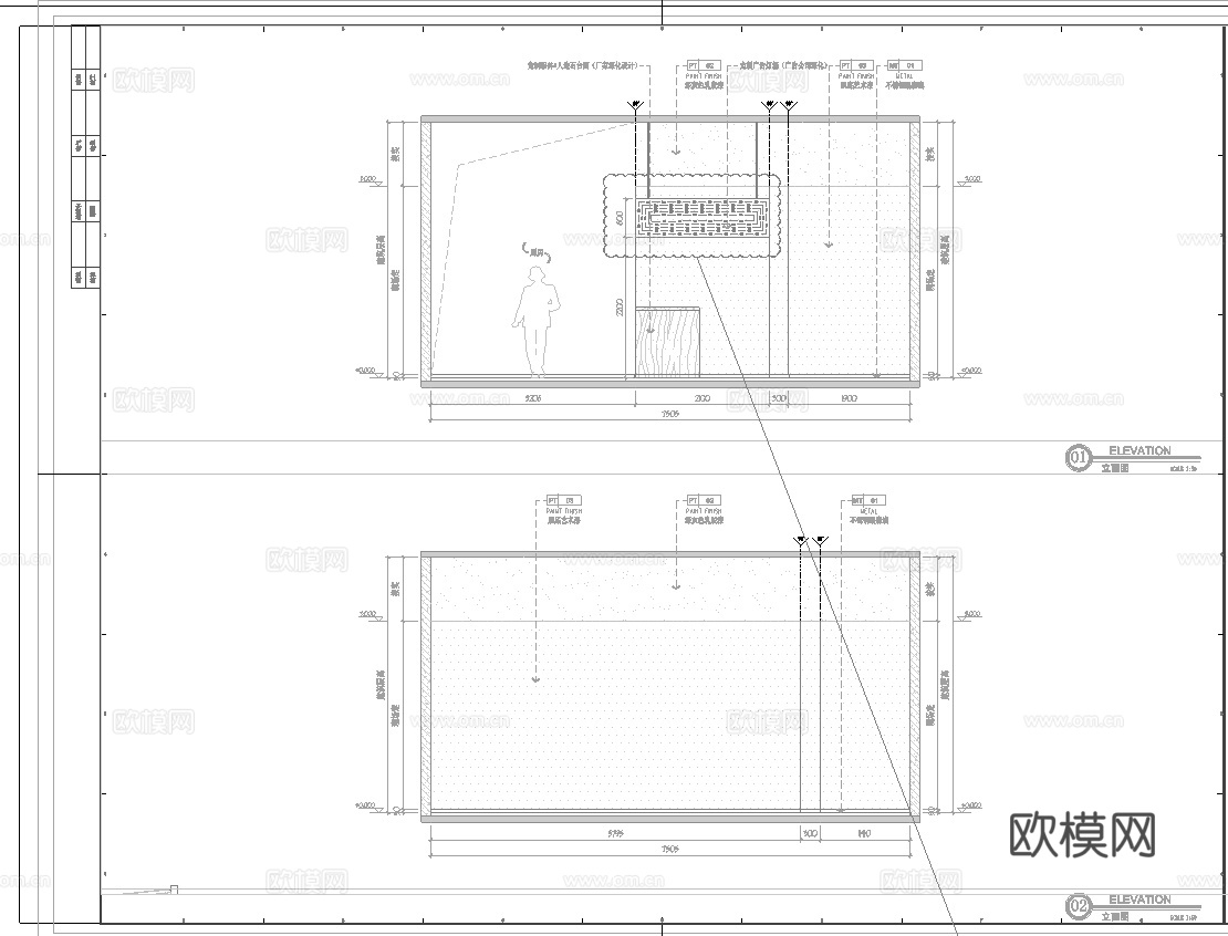 露营风烧烤店 最新全套施工图合集cad施工图