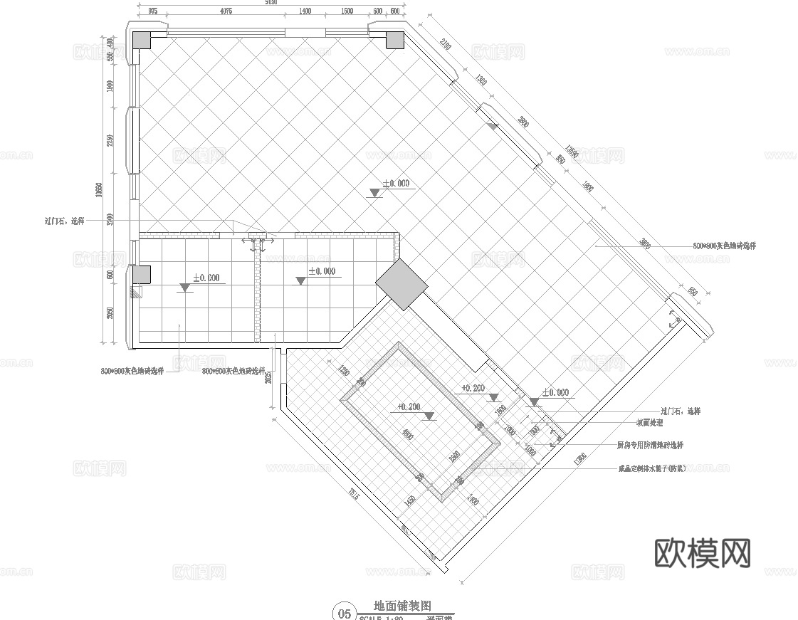 韩式烤肉店 最新全套施工图合集cad施工图