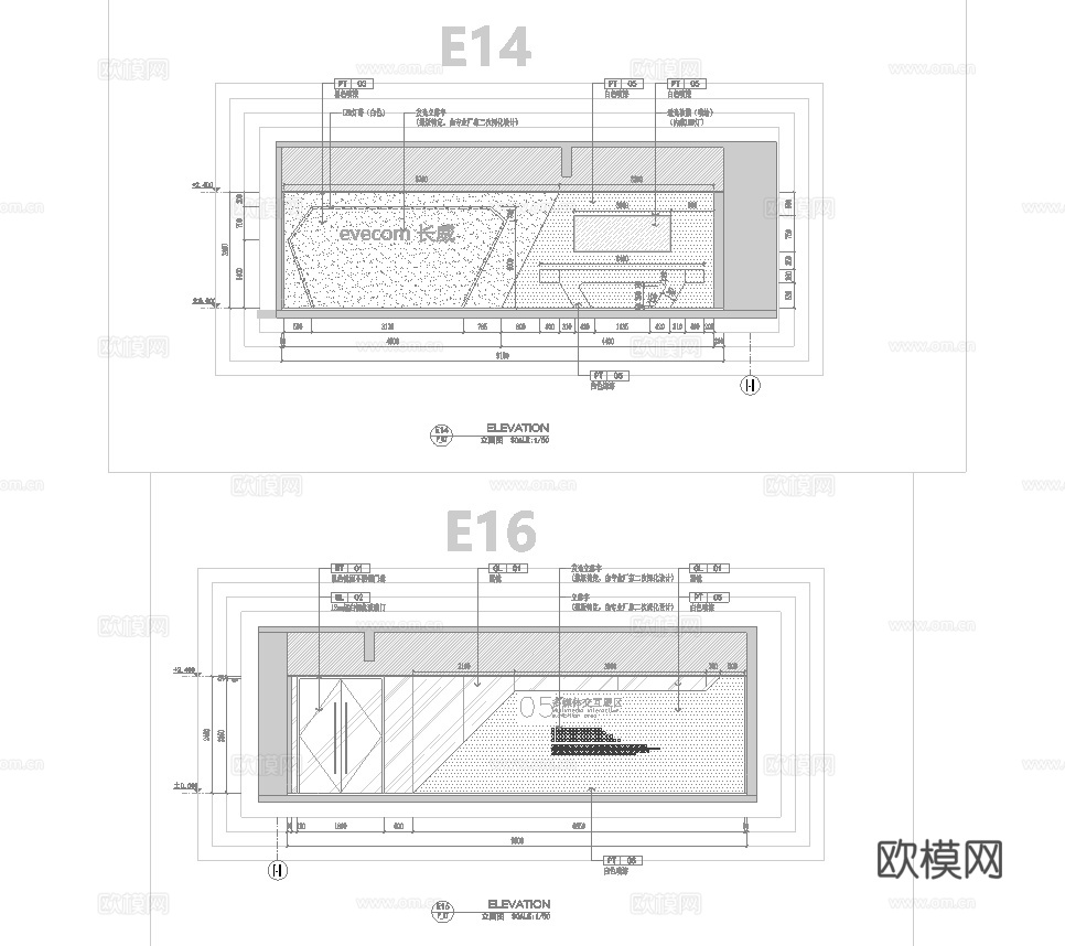 科技展厅 最新全套施工图合集cad施工图