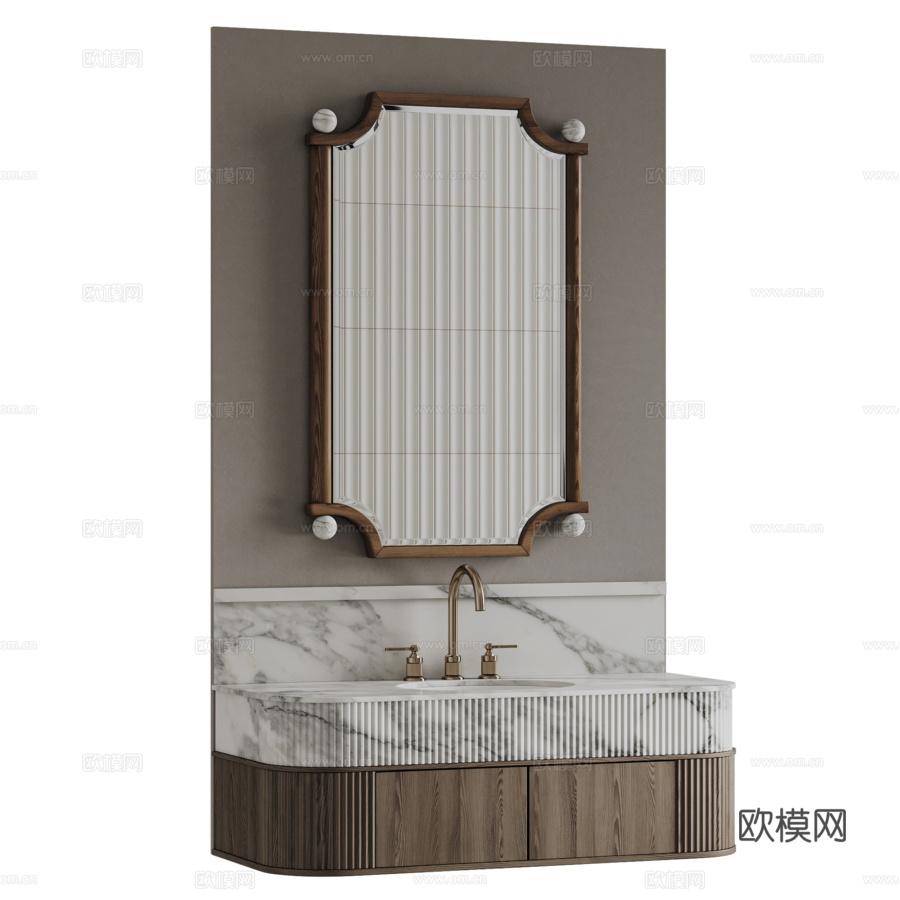 浴室家具L583d模型下载