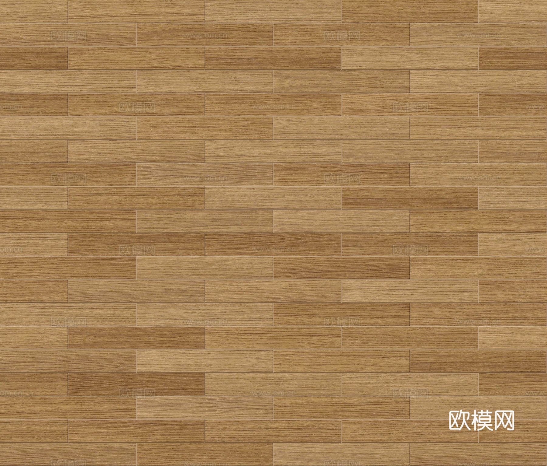 矩形错缝原木色实木地板19