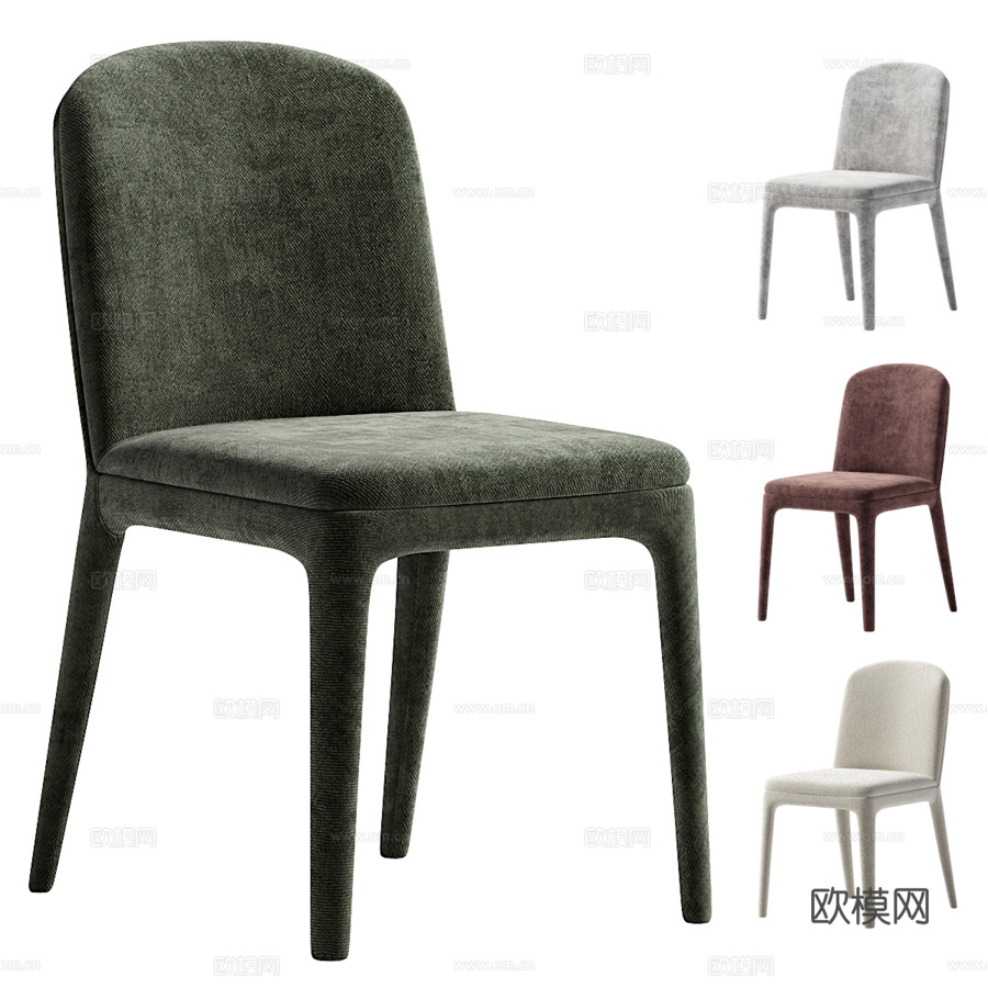 Wilga餐椅3d模型下载