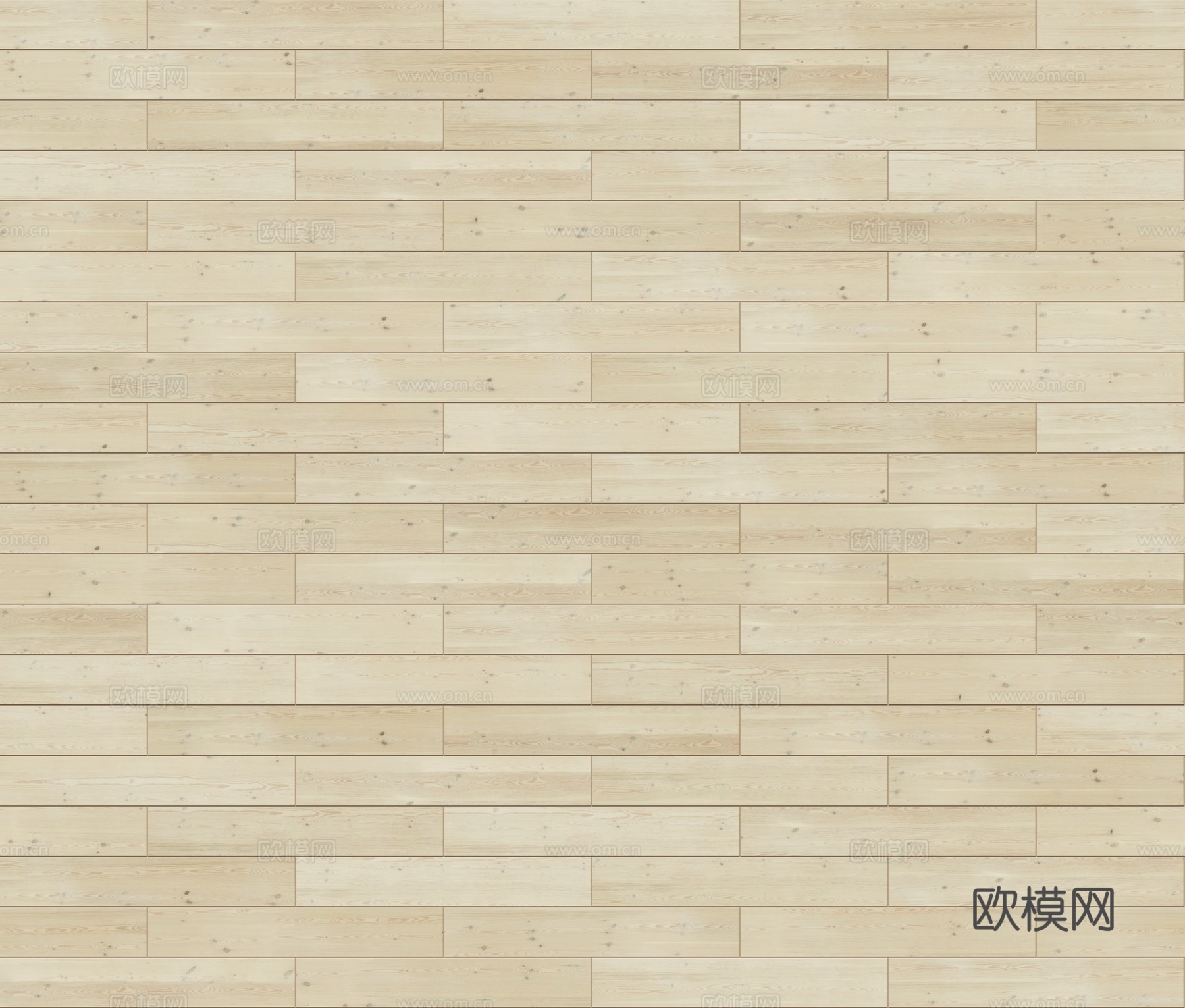 矩形错缝原木色实木地板6