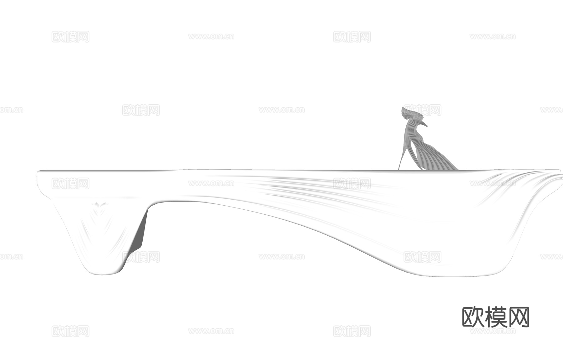 大厅 电脑 前台su模型